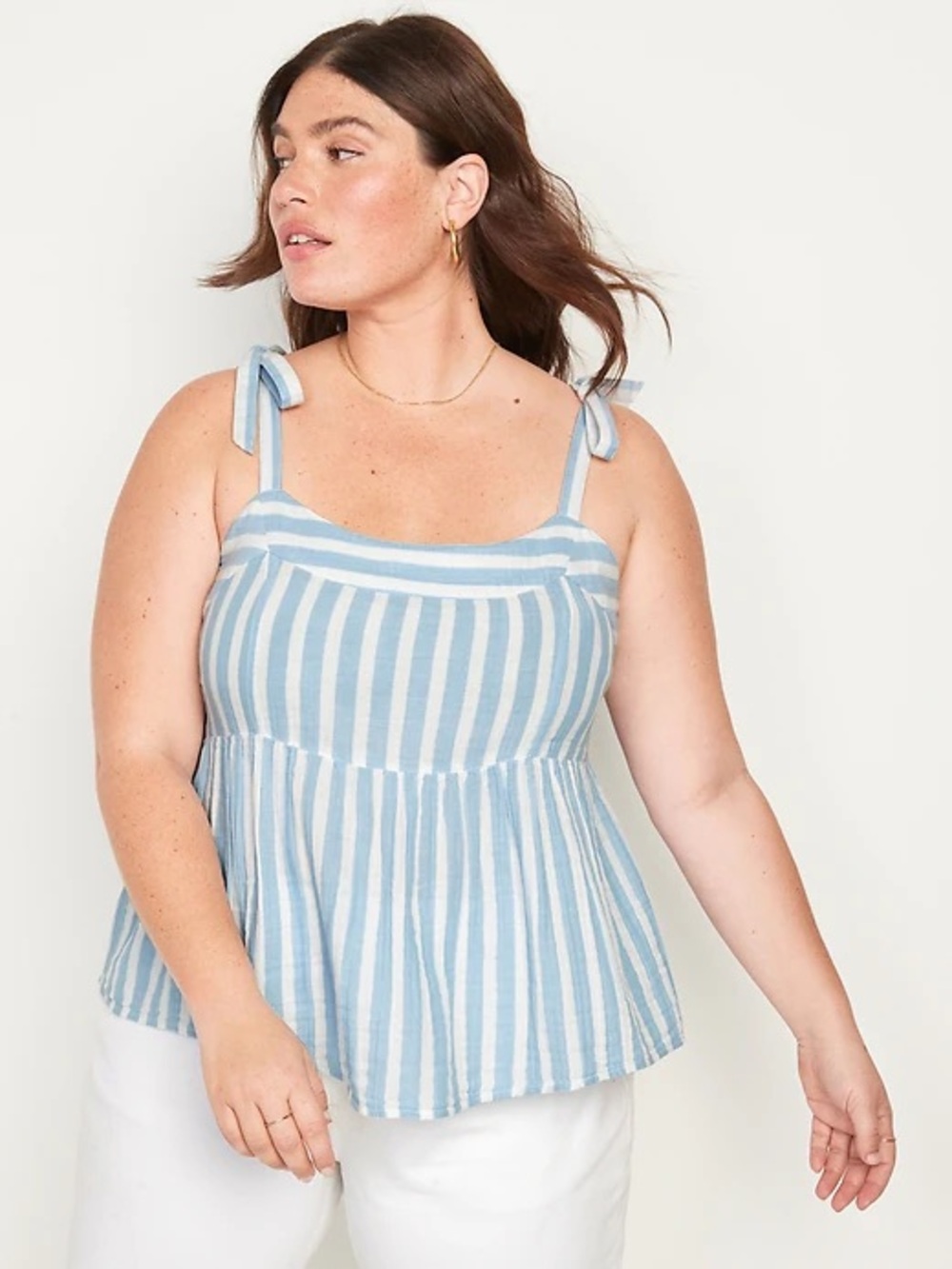 OLD NAVY | 100% cotton peplum top